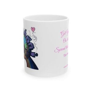Inspirational Pride Ceramic Mug — Rainbow Gay Love Quote (11oz/15oz)