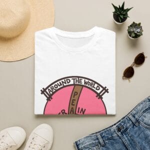 T-Shirt — Around the World Peace Sign Graphic Tee